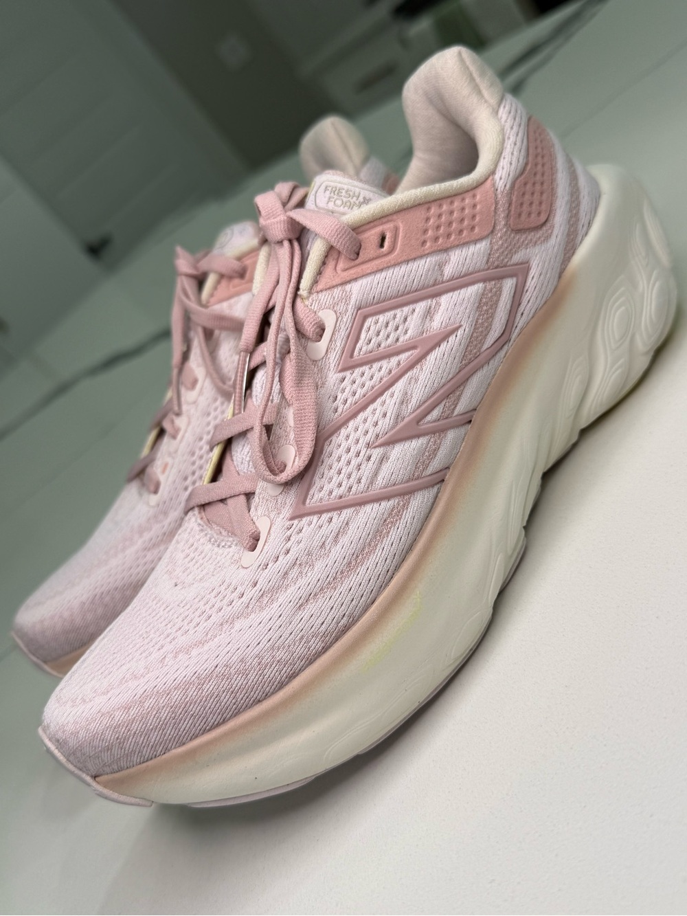 New Balance Fresh Foam X 1080 v13 Pink Granite Limelight W1080P13 Womens Size 5